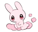 rabbits and girls  pink