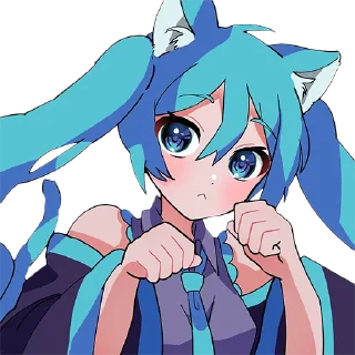 😾