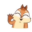 Квип бурундук @Stickersnew