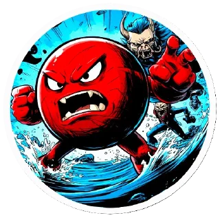 The red ball. @ChestSticker