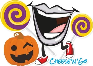 Cheese and Go Halloween @stickersb2b